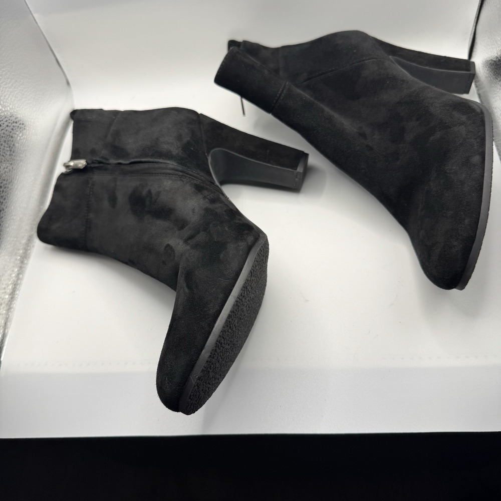 Sam Edelman Ankle Bootie's Womens Sianna Suede  Black Size 10 M - Picture 8 of 14